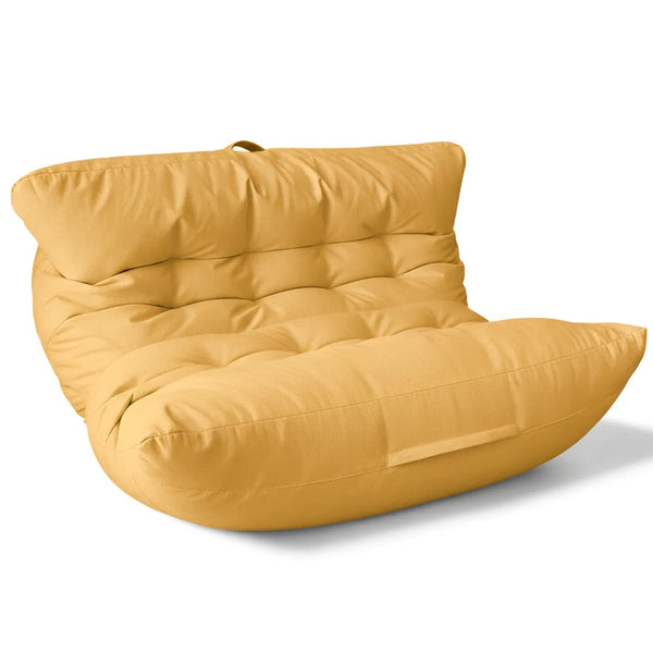 Sofa Puff de Salon XXL Moderno Amarillo
