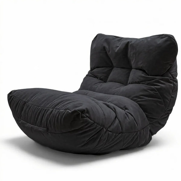 Puff Gamer con relleno incluido XXL moderno Negro