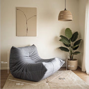 Soul - Terciopelo Premium Gris Claro
