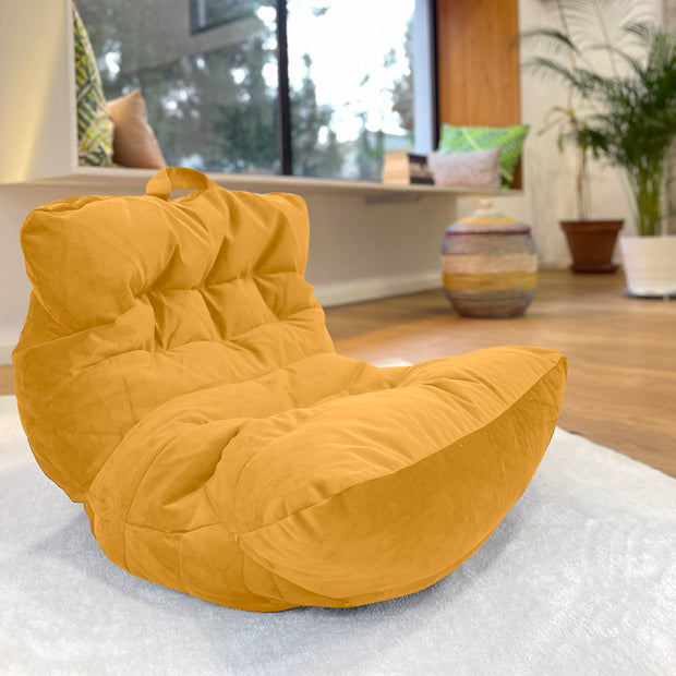 Puffs puff puf bean bag salon grande moderno diseño originales con relleno incluido decoración terciopelo